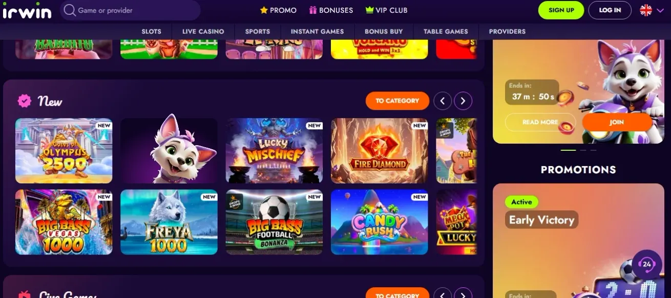 Irwin casino